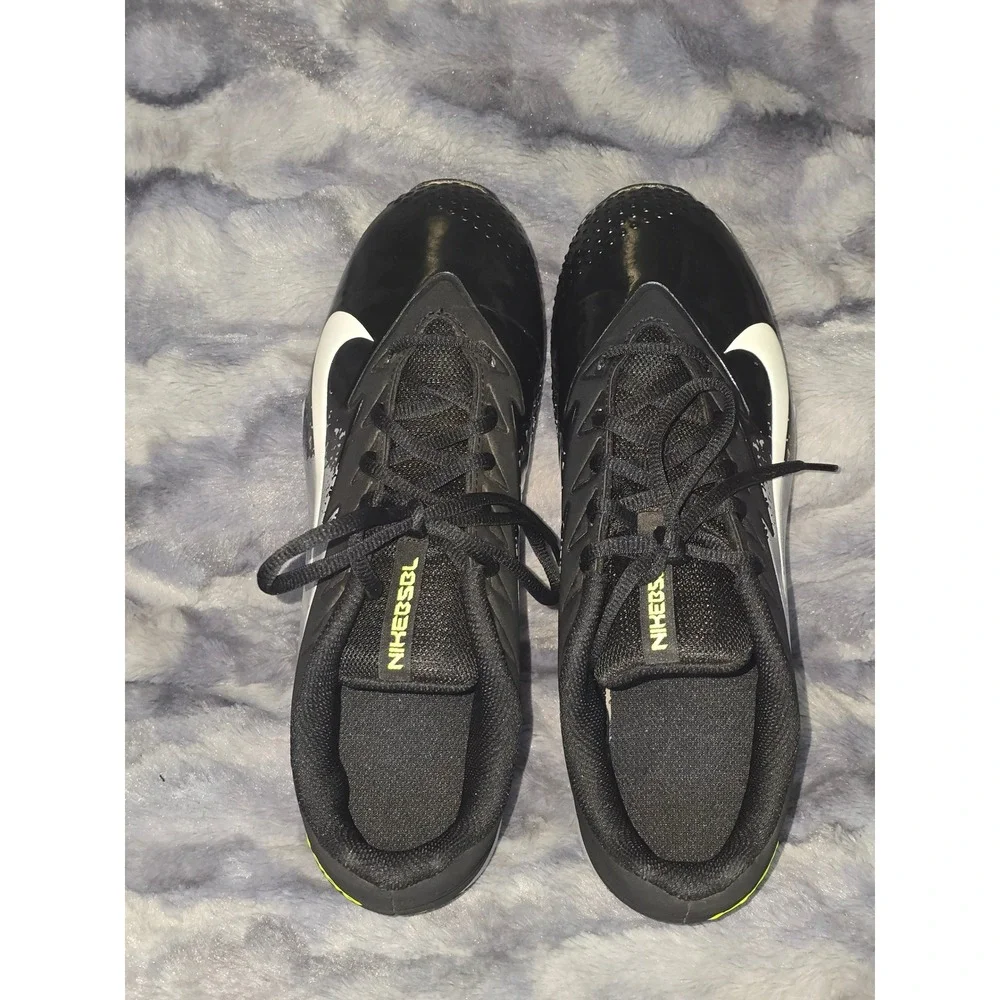 Nike Vapor Ultrafly Keystone Baseball Cleats Black‎ White Size 9